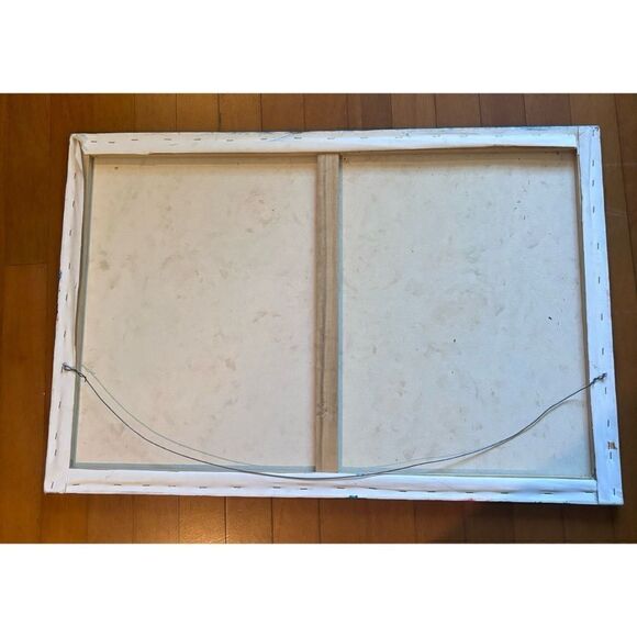 Anthropologie” I am better in Poppies Garden” Oil Painting on canvas By Vadal - Picture 9 of 9